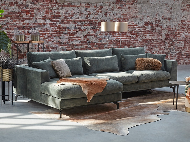 Hoekbank Carmen (longchair links)