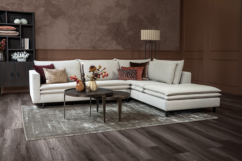 Tappeto personalizzato Flow colore Tortora
