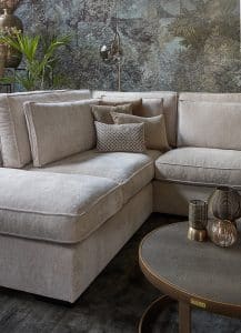 Hoekbank Annabelle Ottomane Stretch van Room108