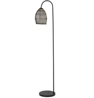 Vloerlamp Meya zwart