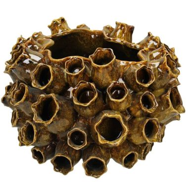 Bloempot geel