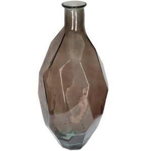 Bruinen-vaas-glas-gerecycled