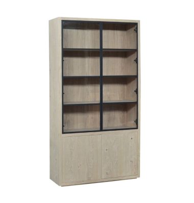 Eiken Glaskast Victor