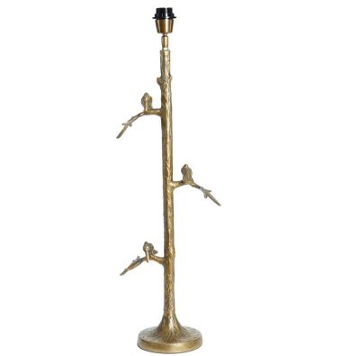 Lampvoet Branch antiek brons