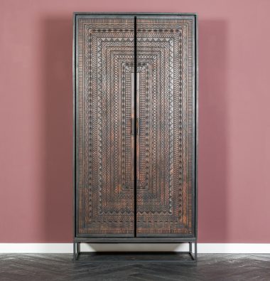 Kast Amboeki Donkerbruin
