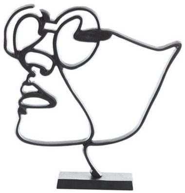 Ornament Gezicht Zwart