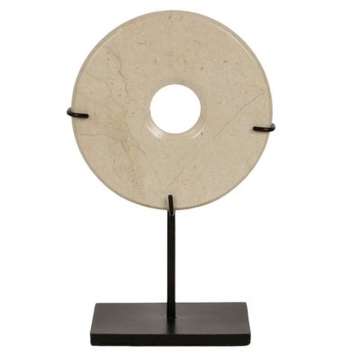 Ornament cirkel crème
