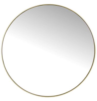 Spiegel rond goud