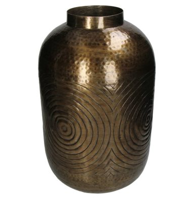 Vaas aluminium goud