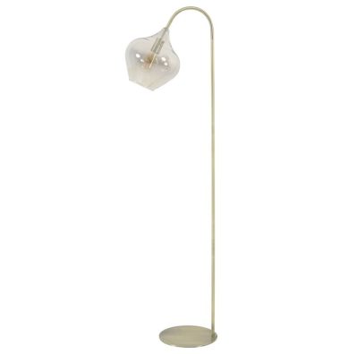 Vloerlamp Riccio goud