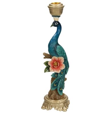Kandelaar Pauw Blauw