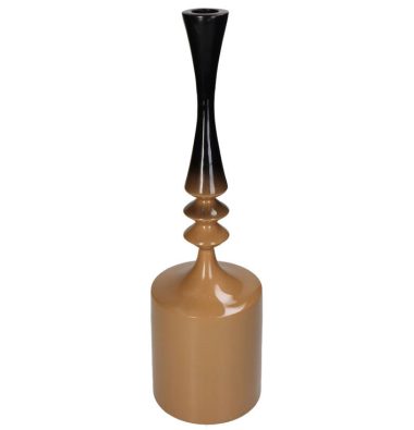 KANDELAAR DIP DYE ZWART BEIGE